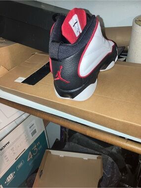 Nike Kids Sneakers in Black, White & Red